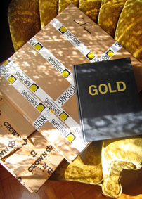 Kristalltag Diptychon aus GOLD im Belvedere
