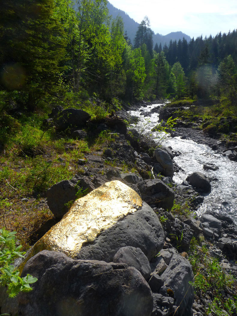 10 Jahre Landart - Gitschtaler Gold Sitzsteine