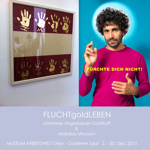 Kunst Arbeiten zu FLUCHT und LEBEN im Museum Arbeitswelt Steyr