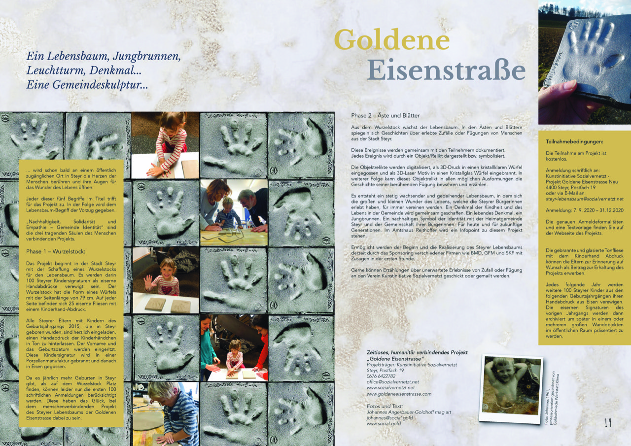 Kunst und Bunt Magazin 01 - Goldene Eisenstrasse Bericht, Steyr Juni 2020