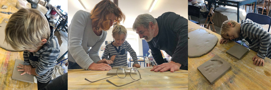 Erste Goldene Eisenstrasse Kinderhand Signatur Neuzeughammer Keramik 2019-10-20