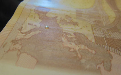 Schmutzgeld 50 Euro mit Gold infiziert