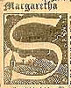 Buchstabe S der Margareta Legende