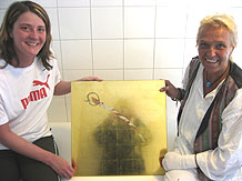 Selbstportrait im Tsunami Gold