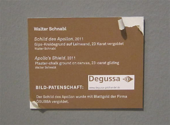 GOLD Bild-Patenschaft Degussa