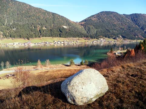 Denk Gold Stein - Weissensee Blick auf Neusach