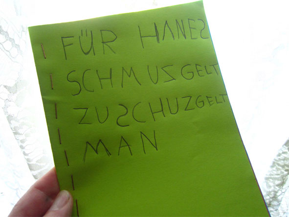 Schutzgeld Man - Sammelheft Geschenk