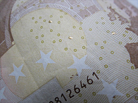 50 Euro Schmutzgeld in Gold