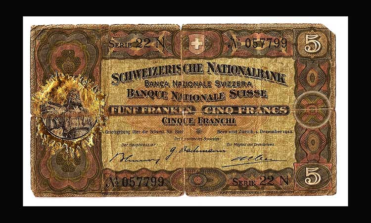Wilhelm Tell in GOLD - Schmutzgeld Charity Projekt